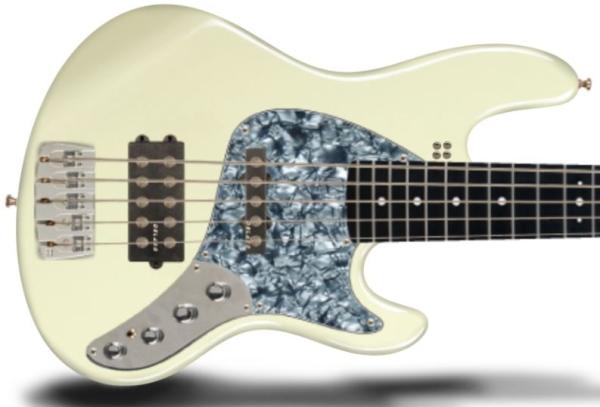 Sandberg California II TT5 & TM5 Pickguard, Blackpearl, 35" Scale